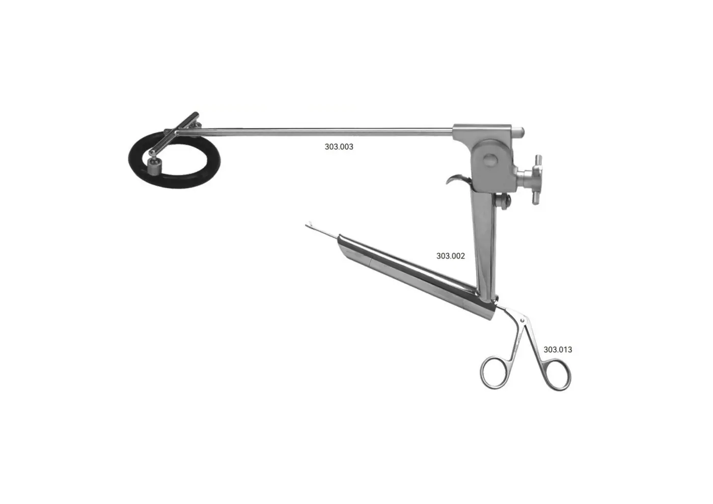 Self-retaining laryngoscopy youshi - 2